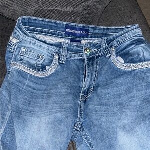 Women's Blue Boot Cut Jeans